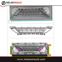 MELEE Center Bumper Grille Moulding
